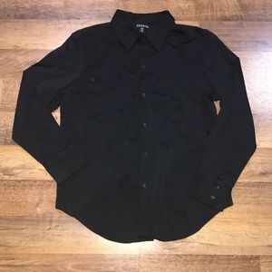 Size 4-6 George Black Dress Shirt